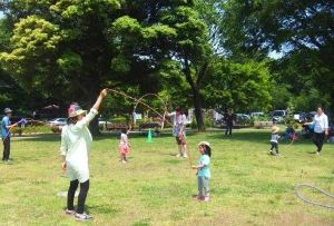 都立六仙公園「親子スポーツ教室」親子で楽しくコミュニケーション！