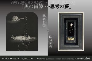 「黒の肖像～思考の夢」林明日美×山口茉莉　二人展